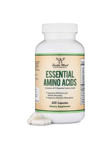 Essential amino acids - Есенциални аминокиселини, 225 капсули Double Wood