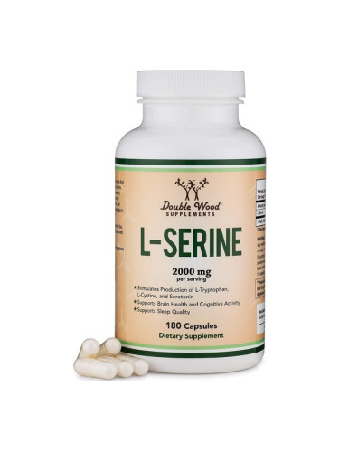 Л - Серин 500 mg 180 капсули | Double Wood