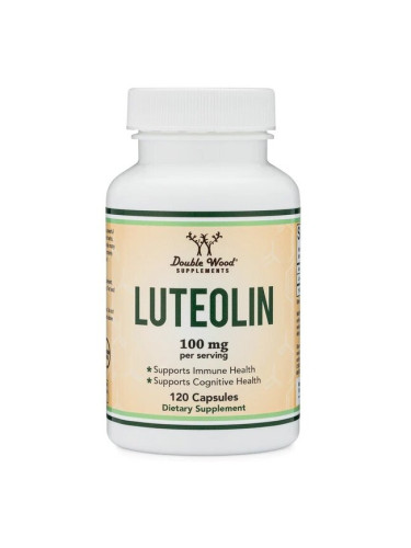Luteolin - Лутеолин 100 mg, 120 капсули Double Wood