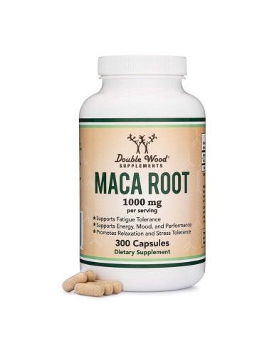Maca Root - Корен от мака, 300 капсули Double Wood