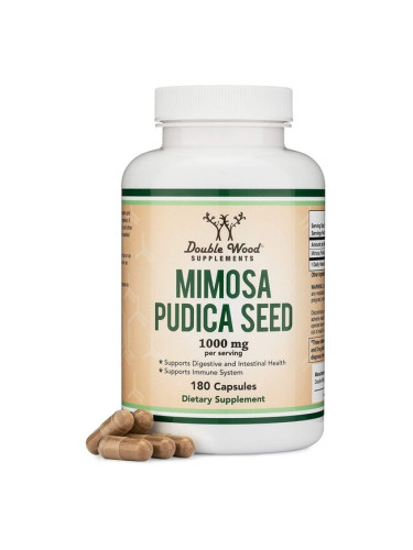Mimosa pudica/ Мимоза пудика (семена), 180 капсули Double Wood