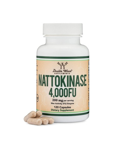 Кръвообращение - Натокиназа, 200 mg, 120 капсули Double Wood