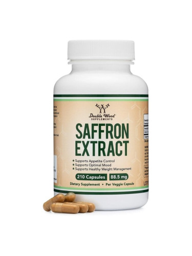 Saffron Extract/ Екстракт от шафран, 210 капсули Double Wood