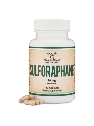 Антиоксидант - Сулфорафан (Sulforaphane), 20 mg х 120 капсули Double Wood