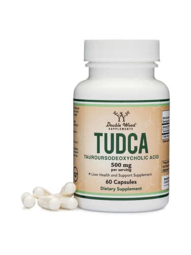 TUDCA (Тауроурсодезоксихолова киселина) 500 mg 60 капсули | Double Wood