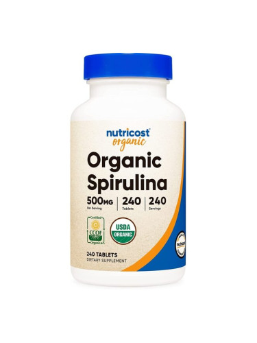Спирулина Органик 500 mg 240 таблетки | Nutricost