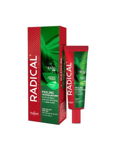 Tрихологичен пилинг за скалп стимулиращ растежа на косата Farmona Radical Outlet
