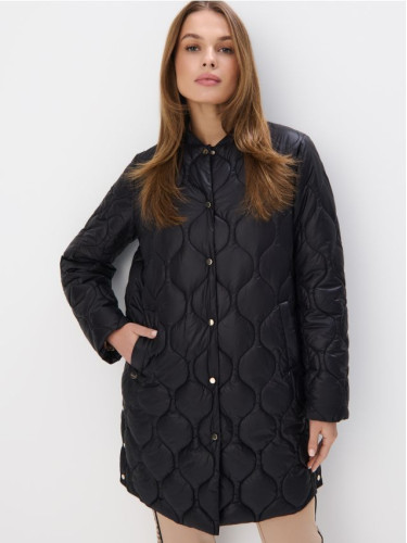 Mohito - Ватирано палто - черен