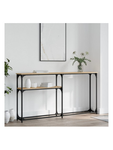 Sonata H Конзолна маса, дъб сонома, 145x22,5x75 см, инженерно дърво