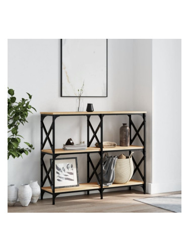 Sonata H Конзолна маса, дъб сонома, 100x28x80,5 см, инженерно дърво