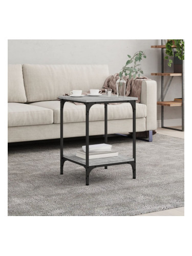 Sonata H Кафе маса, сив сонома, 40x40x55 см, инженерно дърво