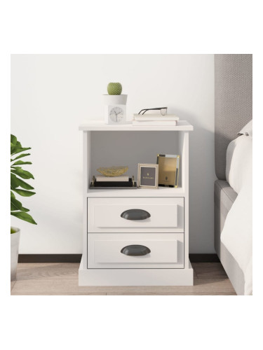 Sonata H Нощно шкафче, бяло, 43x36x60 см