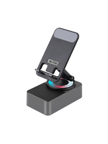 Тонколона със стойка за телефон Kisonli M1 Plus, Bluetooth,  USB, RGB, Различни цветове - 22273