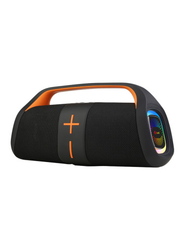 Тонколона Kisonli K12, Bluetooth, USB, SD, AUX, RGB, Черен - 22294