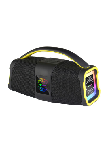 Тонколона Kisonli K3, Bluetooth, USB, SD, AUX, FM, RGB, Черен - 22293