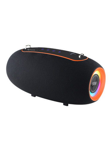 Тонколона Kisonli K8, Bluetooth, USB, SD, AUX, RGB, Черен - 22296