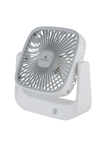 Преносим вентилатор Kisonli F102, 1200mAh, Различни цветове - 15053