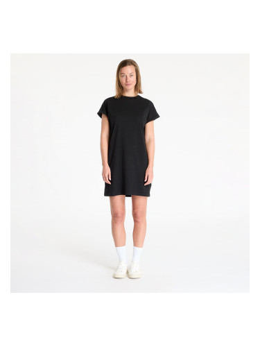 Облекло Urban Classics Ladies Organic Cotton Cut On Sleeve Tee Dress Black XS