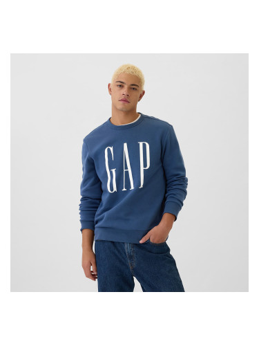 Суитшърт GAP Fleece Sweatshirt Blue Shade XL
