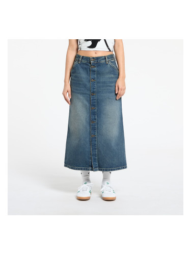 Пола Carhartt WIP W' Marvin Skirt Blue Worn Used Wash XS