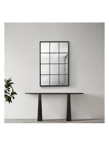 Стенно огледало Cupello 90x60 см черно, мат []