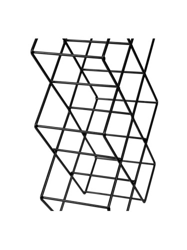 Стойка за вино Apremont за 8 бутилки метална черна []