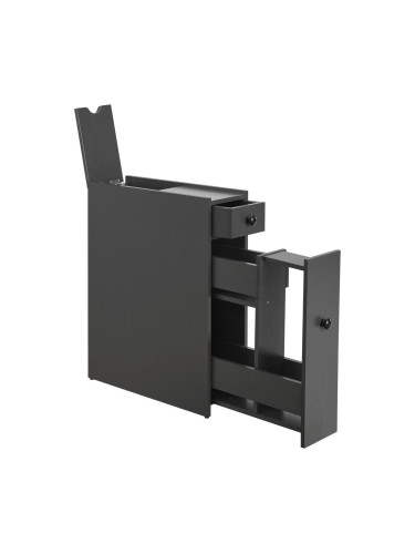 Шкаф за баня Kihniö 58x16x48см тъмносив []