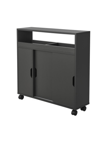 Шкаф за баня Lumijoki 71x70x20см тъмносив []