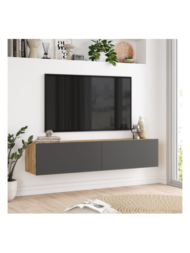 ТВ маса Lapinlahti 140 x 31,5 x 29,5 cm рустик дъб/антрацит []