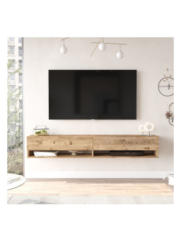 ТВ маса Laitila 180x31.5x29.5cm рустик дъб []