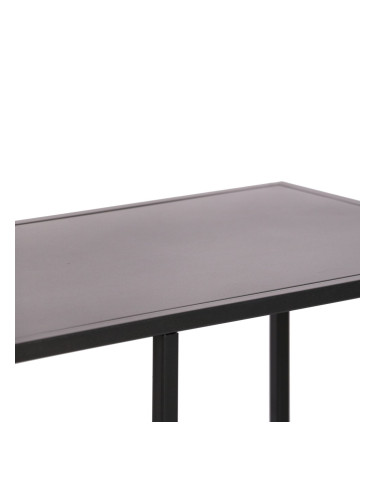 Стоящ рафт Isojoki 120x35x87,5 cm метален черен мат []