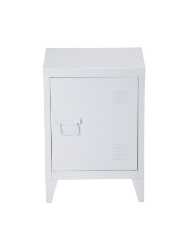 Нощно шкафче Inari дръжка лява стомана бяла []