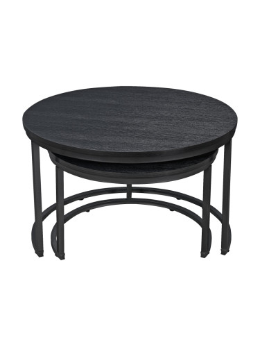 Комплект маси за кафе Christchurch от 2 черни []