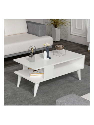 Холна маса Lycksele 40x90x45 см бяла []