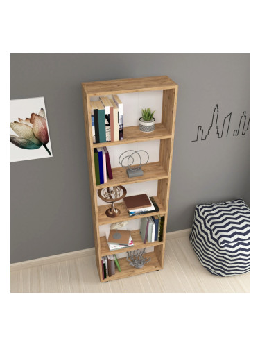 Етажерка за книги Vara 172x55x20 см вид дъб []