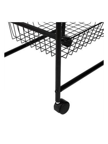 Кухненска количка Rudbjerg метална черна []