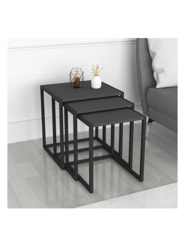 Комплект маси за гнездо Sunnfjord от 3 бр. антрацит []