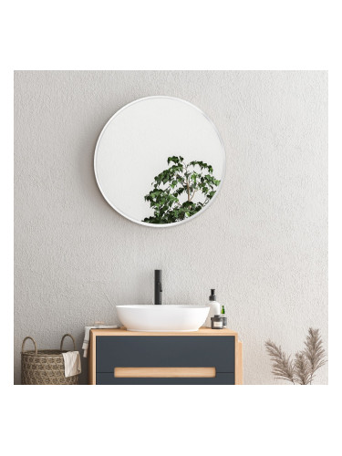 Стенно огледало Ordona Ø40см бяло, мат []