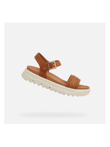 Brown women's sandals Geox Xand 2.1S - Women's