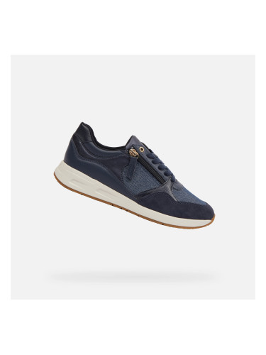 Dark blue women's sneakers Geox Bulmya - Women's