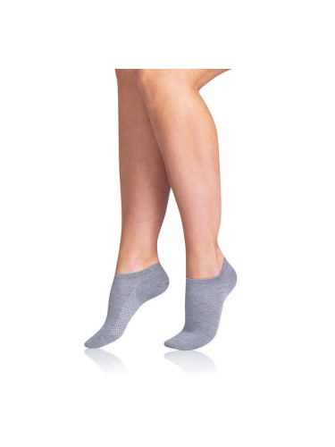 Bellinda 
BAMBOO AIR LADIES IN-SHOE SOCKS - Women's Short Bamboo Socks - Grey