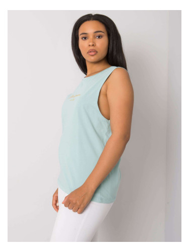 Deann RUE PARIS mint top size plus