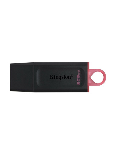 USB стик Kingston DTX/256GB Ключодържател Черен 256 GB