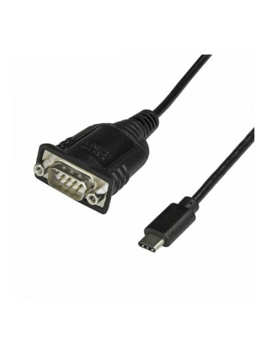 Кабел USB към сериен порт Startech ICUSB232PROC Черен