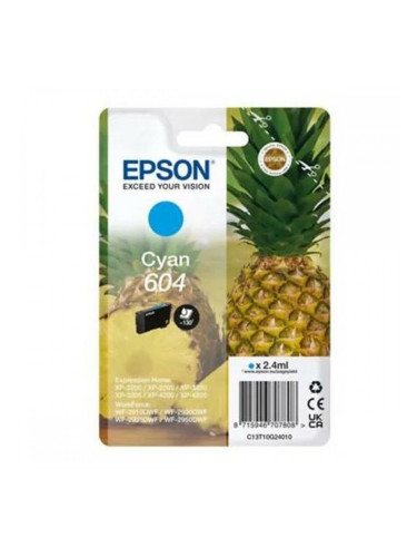Оригиална касета за мастило Epson 604 Синьо-зелен