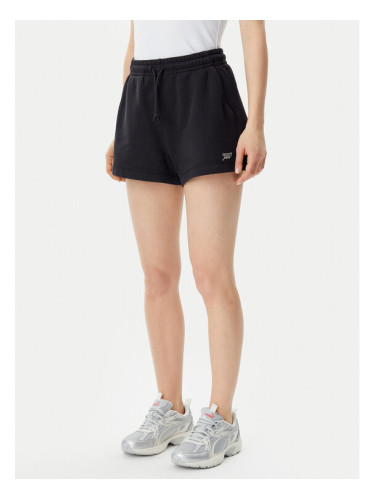 Tommy Jeans Спортни шорти Script DW0DW20353 Черен Regular Fit