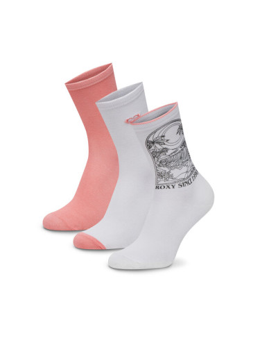 Roxy Дълги чорапи AS_ROXY_05W_SS25 (3-PACK) Розов