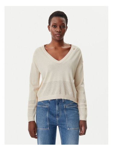 Gaudi Пуловер 511BD53022 Бежов Regular Fit