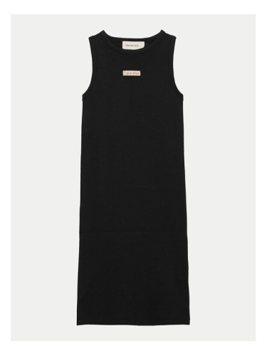 Calvin Klein Jeans Ежедневна рокля IG0IG02906 Черен Slim Fit