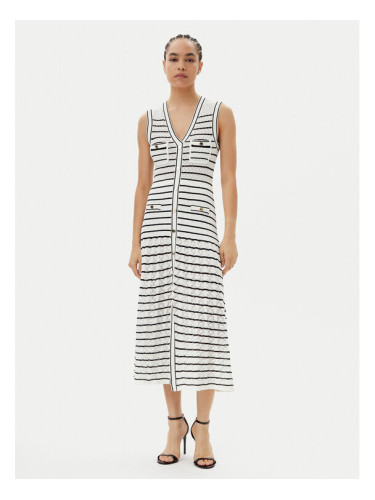 Gaudi Плетена рокля 511FD13006 Екрю Regular Fit